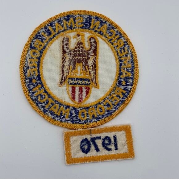 NRA National Rifle Assoc American Smallbore Record Match Patch from 1970 Vintage - Picture 2 of 2